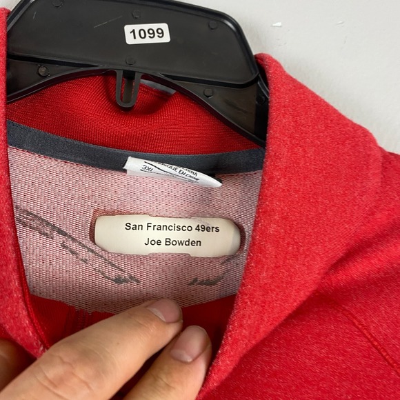joe bowden San Francisco 49ers sweater mens 3XL Nike NFL Pullover 1/4‎ Zip - Picture 1 of 16